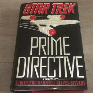 STAR TREK HARDCOVER BOOK: PRIME DIRECTIVE, copyright 1990